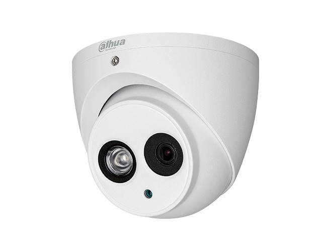 CAMARA DAHUA TIPO DOMO METALICO TURBO HD 4 EN 1 1/2,7" CMOS 1080P LENTE 3.6MM FOV 87,5° DWDR IR 50M IP67 CON MIC.