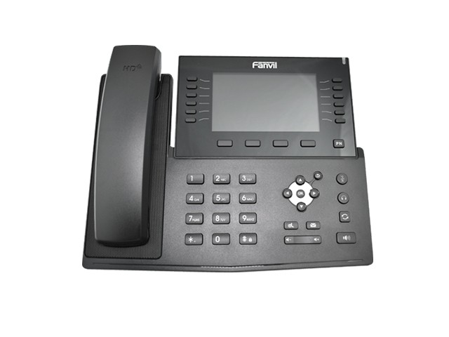 TELEFONO IP FANVIL 20 LINEAS SIP 2 RJ45 GIGABIT POE CONF.3 VIAS PANTALLA 5" 60 TECLAS DSS OPUS